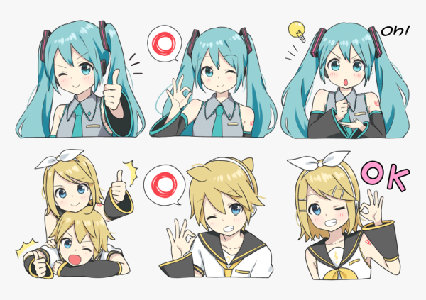 Наклейки Вокалоиды