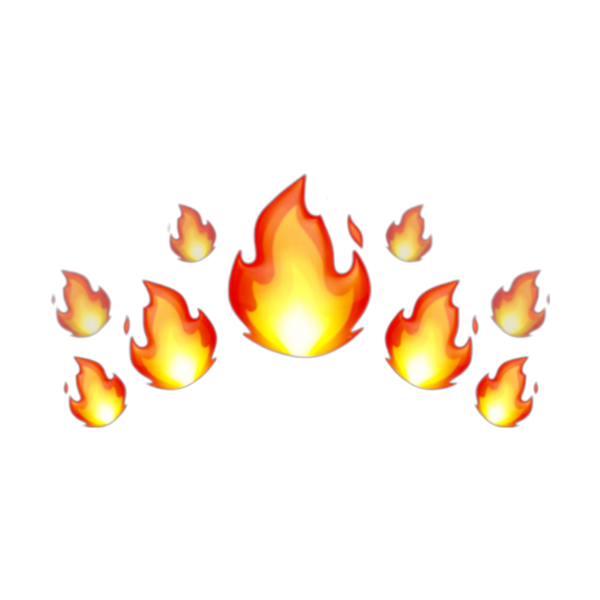Огонь стикер