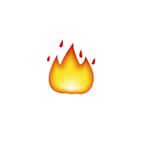Emoji iphone огонь