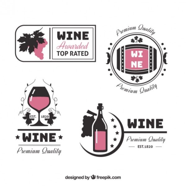 Наклейки на вино