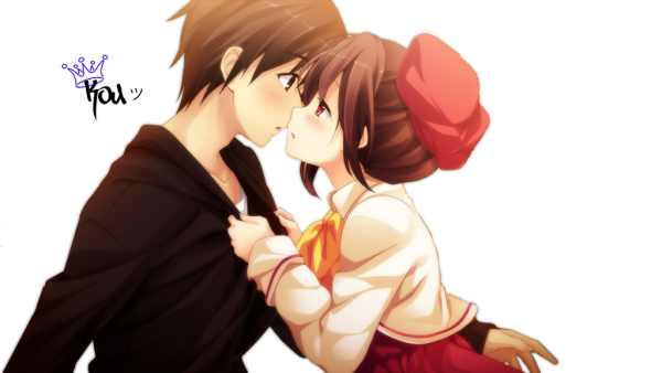 Аниме поцелуй