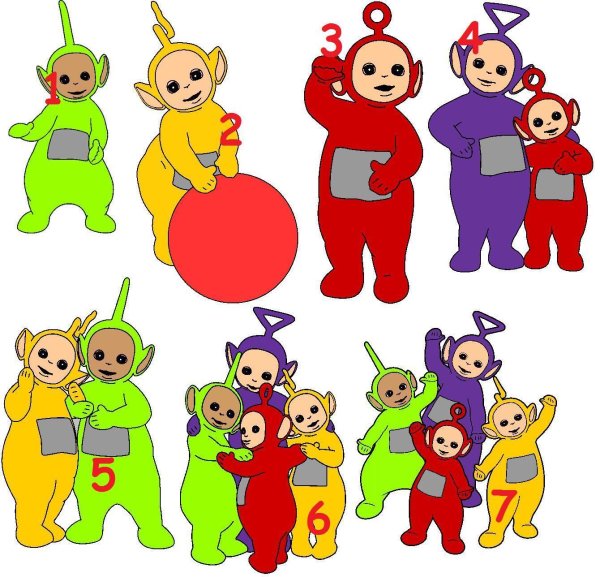 Дети телепузиков