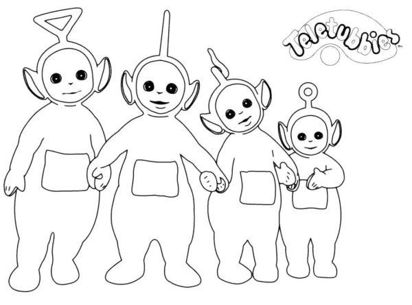 Teletubbies раскраски