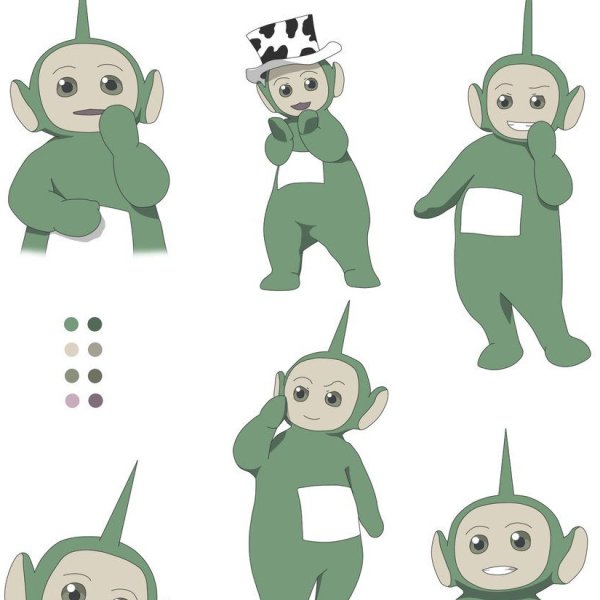 Телепузики Дипси арт