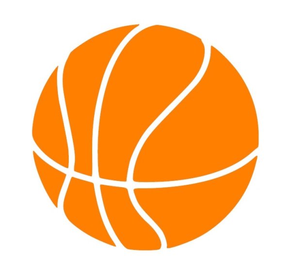 Баскетбольный мяч стикер