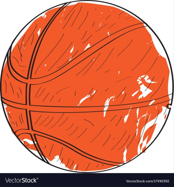 Веселый баскетбольный мяч