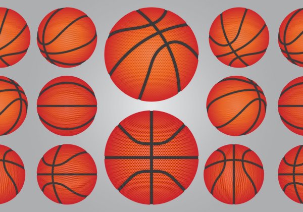 Баскетбол мяч вектор