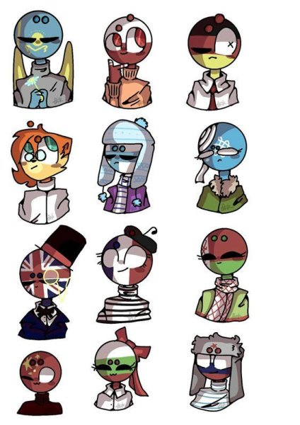 Countryhumans Япония для стикеров