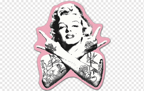 Мэрилин Монро стикер