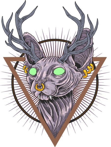 Наклейки сфинкс