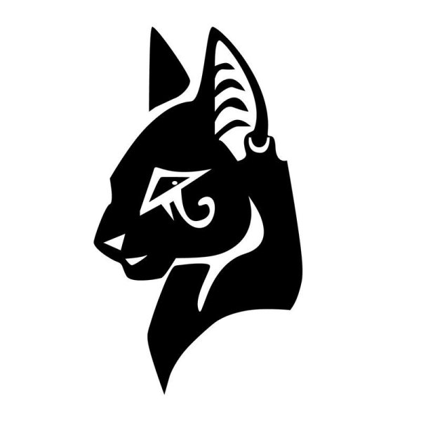 Наклейка на авто Анубис