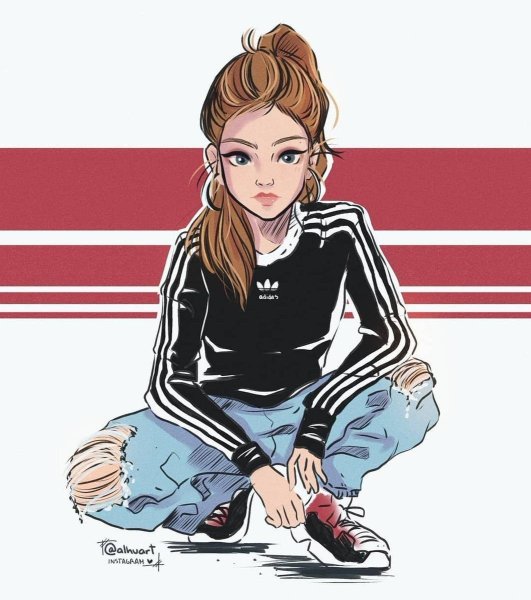 Дженни из BLACKPINK аниме