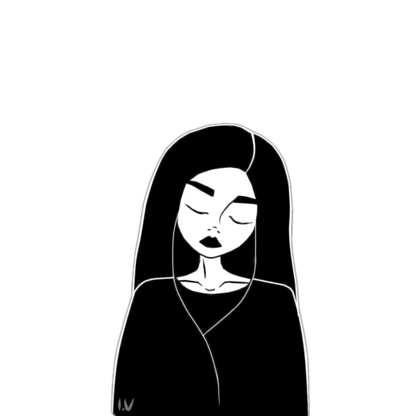 Чёрно-белые картинки для срисовки