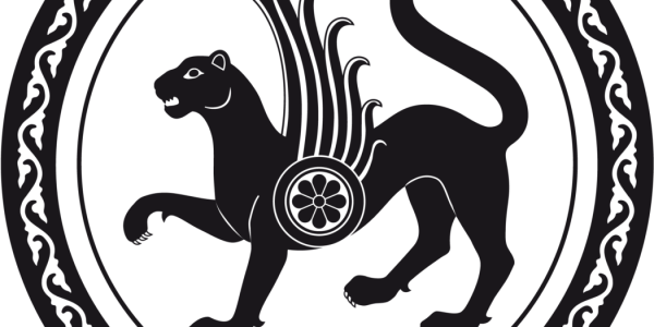 Герб Татарстана черно белый вектор