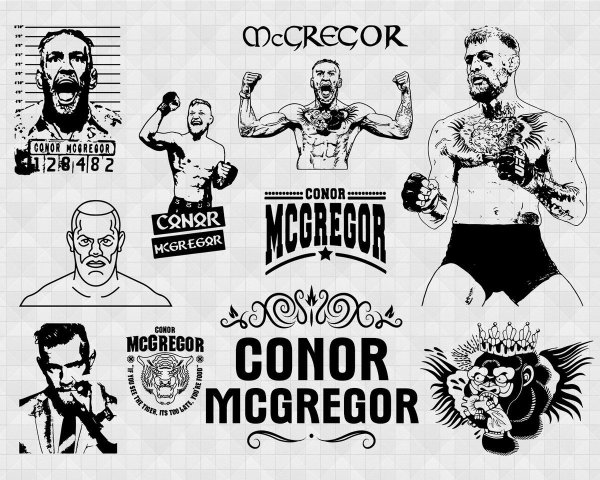 Конор МАКГРЕГОР вектор