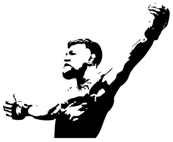 Конор МАКГРЕГОР силуэт