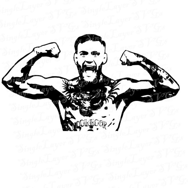 Конор МАКГРЕГОР вектор