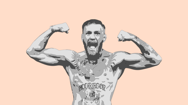 Конор МАКГРЕГОР рисунок