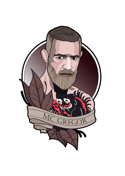 Конор МАКГРЕГОР тату эскизы