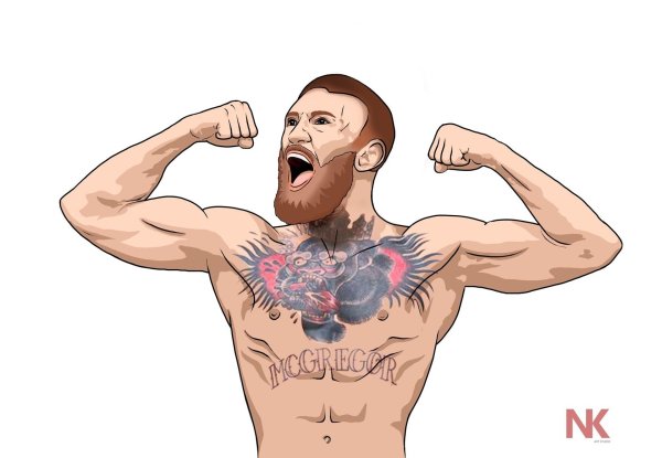 Конор МАКГРЕГОР мультяшный