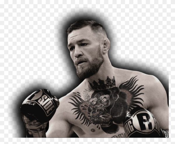 Конор МАКГРЕГОР на прозрачном фоне