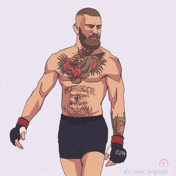 Конор МАКГРЕГОР для срисовки