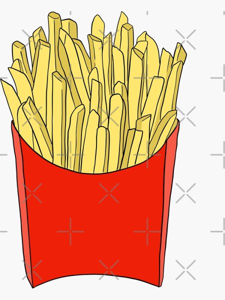 Наклейки в виде еды