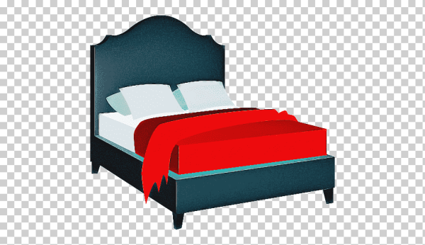 Стикер кровати без фона