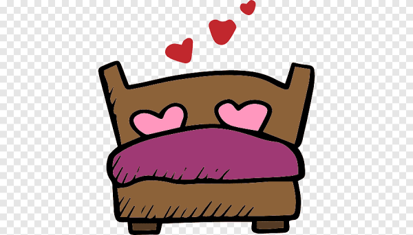 Стикер кровати без фона