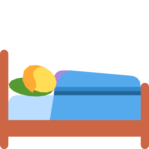 Значок спальни цветной