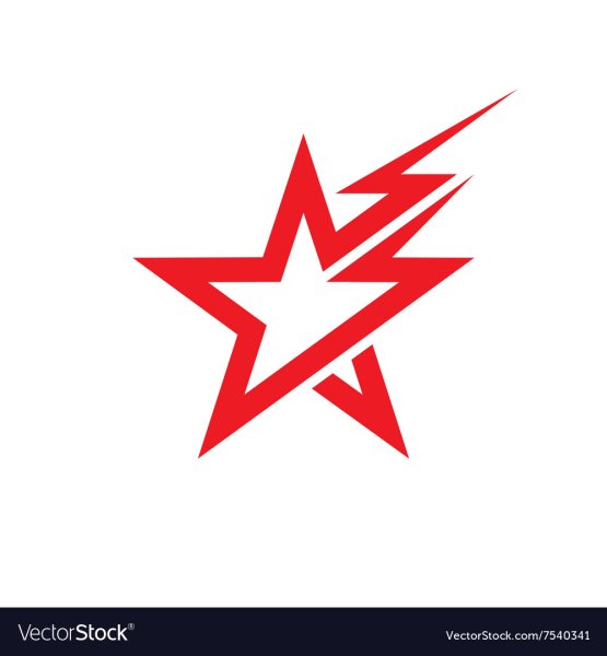 Стилизованная красная звезда