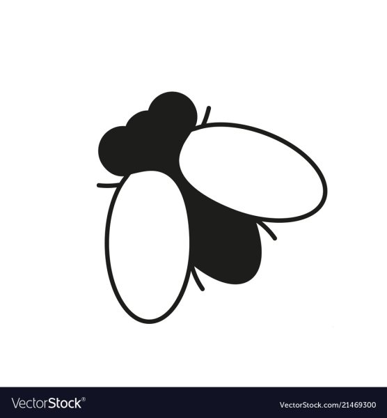 Муха силуэт