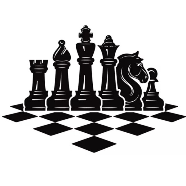 Стилизованные шахматные фигуры