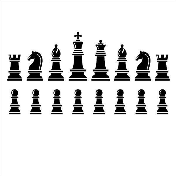 Шахматные фигуры вектор