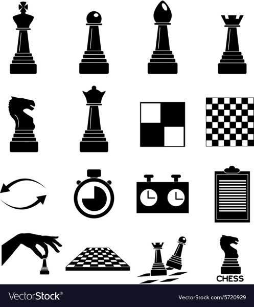 Символы шахматных фигур