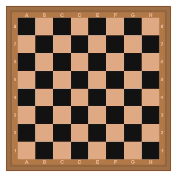 Наклейка шахматная доска на стол