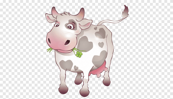 Буренка стикер