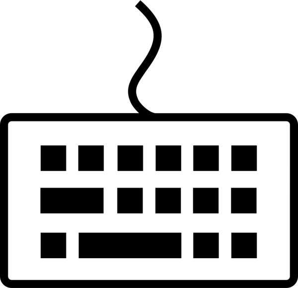 Значки на клавиатуре