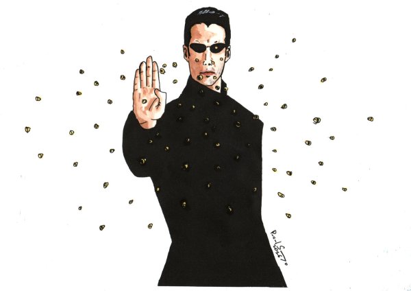 Нео матрица арт