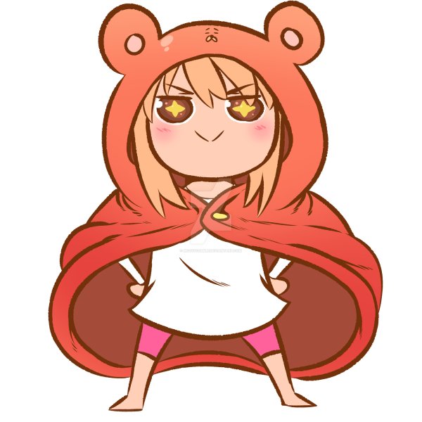 Аниме стикер Умару Чан