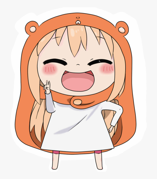 Аниме стикер Умару Чан