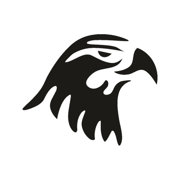 Наклейка голова орла