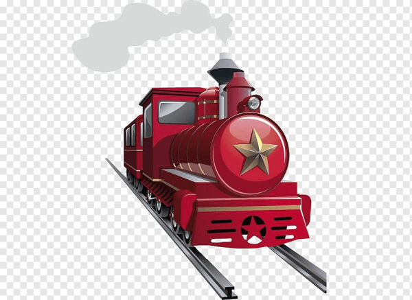 Локомотив РЖД вектор