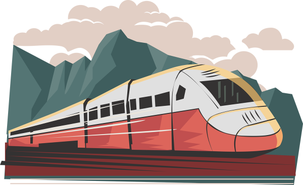 Стилизованный поезд