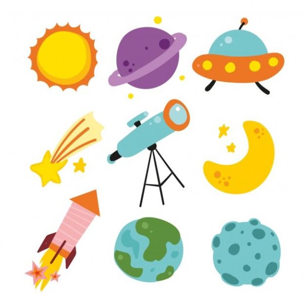 Наклейки космос Солнечная система