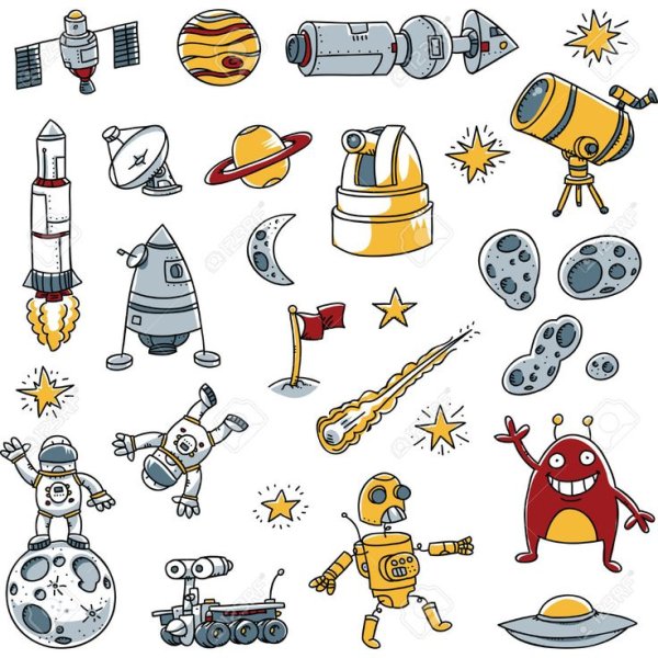 Наклейки на космический корабль