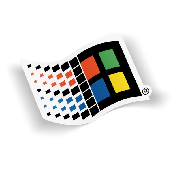 Наклейка Windows 98