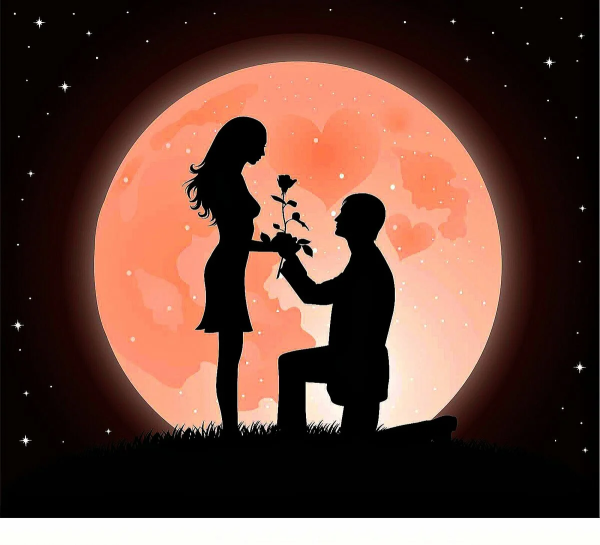 Силуэт мужчины и женщины