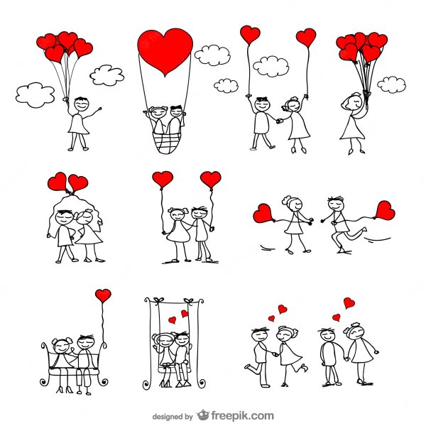 Влюбленные человечки