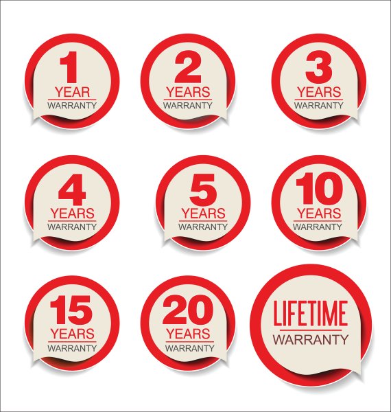 Круглый стикер акция